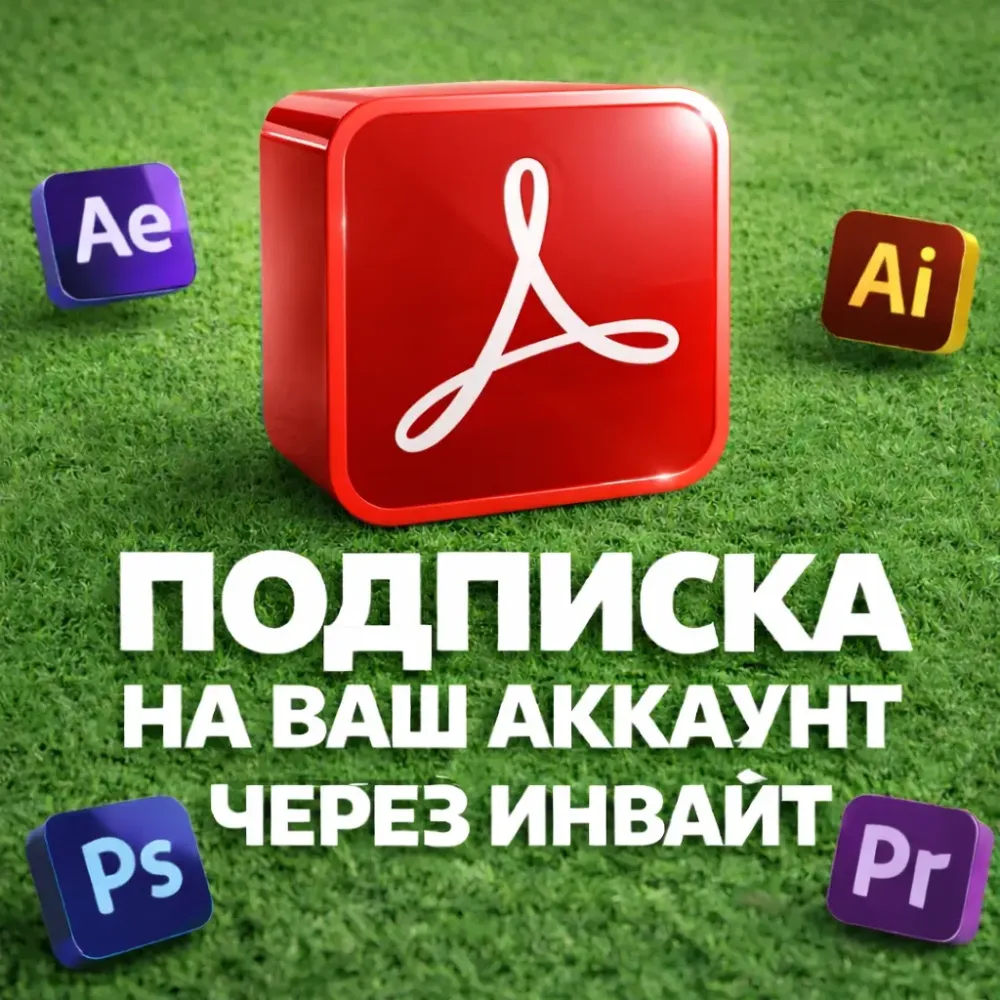 Подписка Adobe Creative Cloud на 3 месяца: Инвайт Онлайн