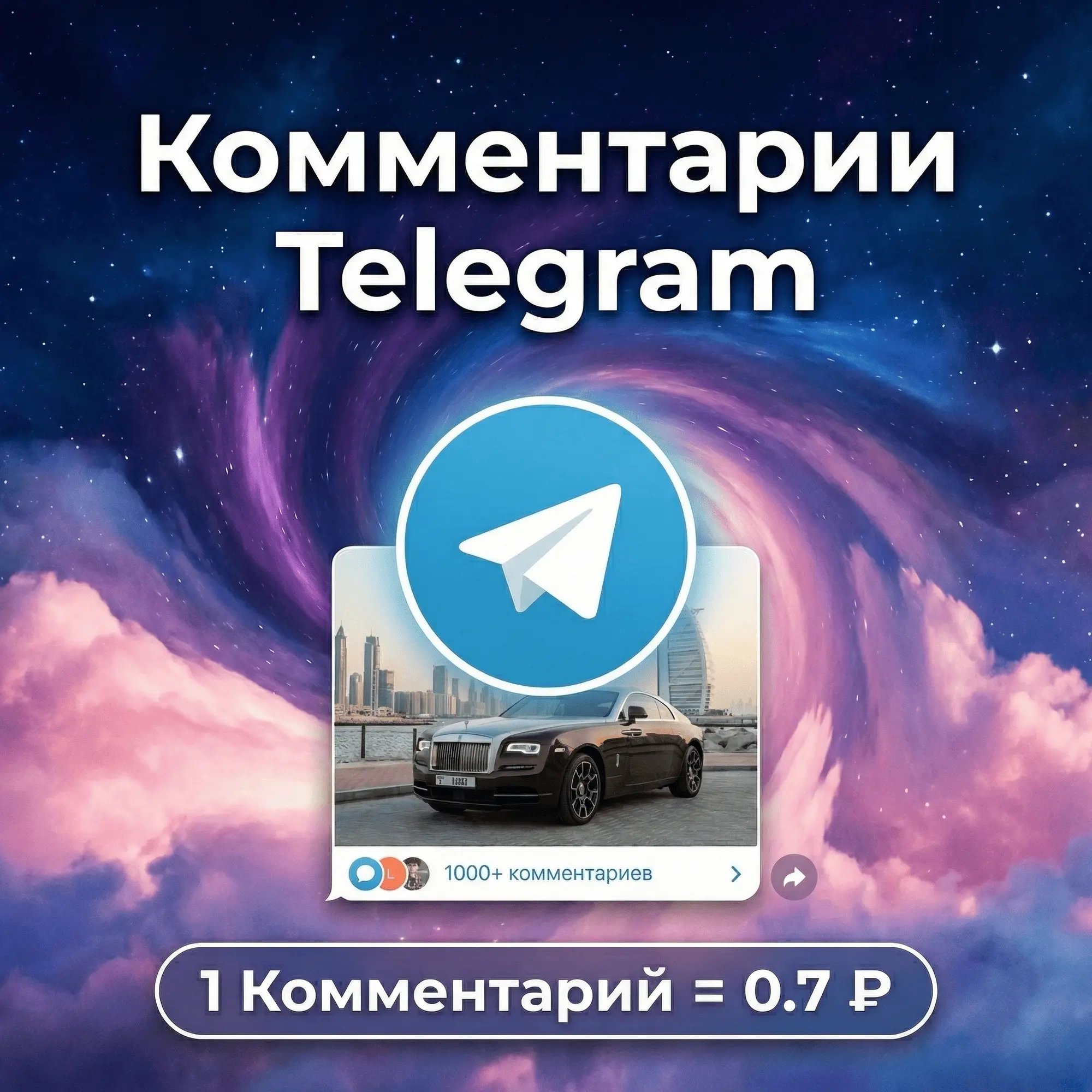 Комментарии на пост Telegram: вовлеченность & обсу...