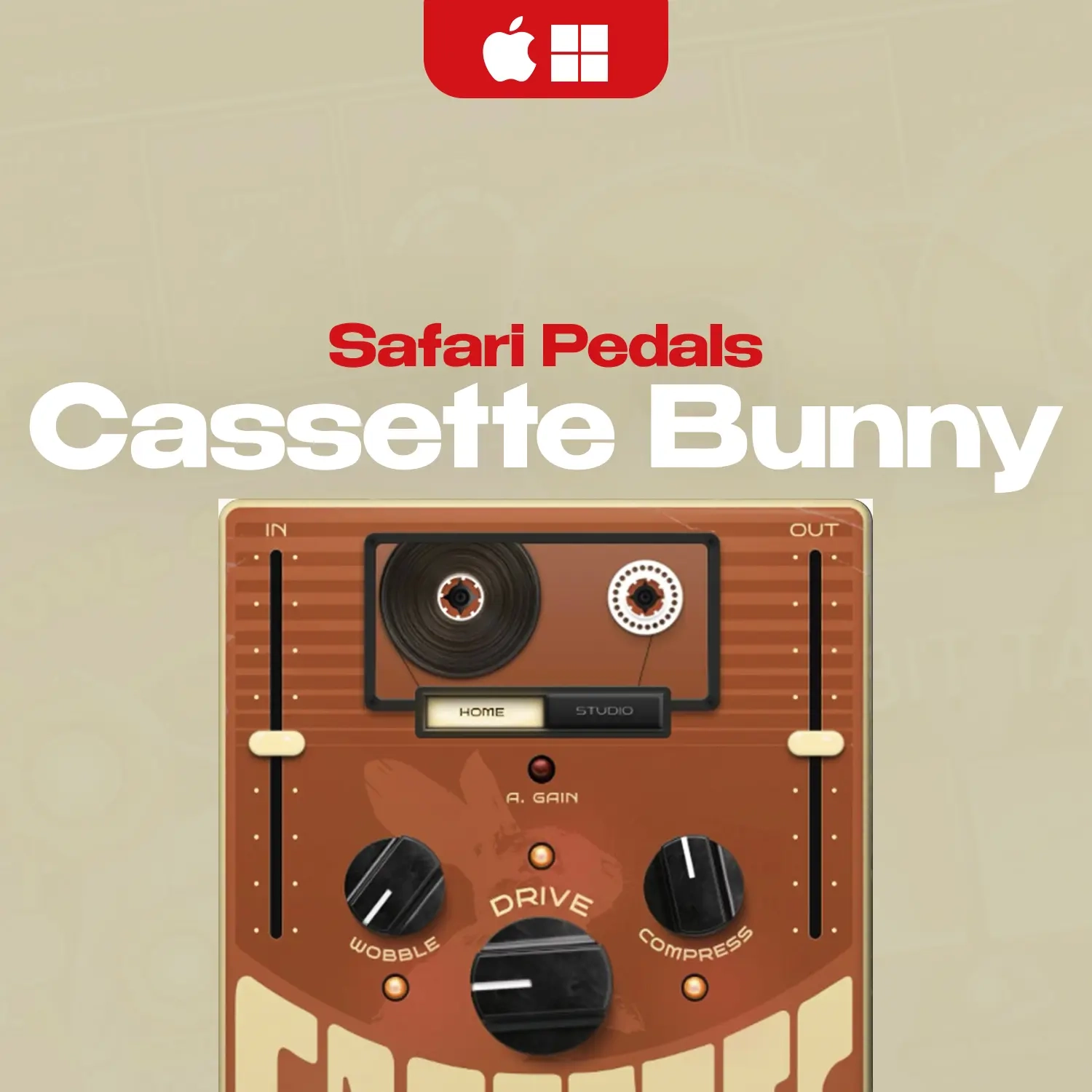 Купить Safari Pedals Cassette Bunny | Плагин lo-fi онлайн