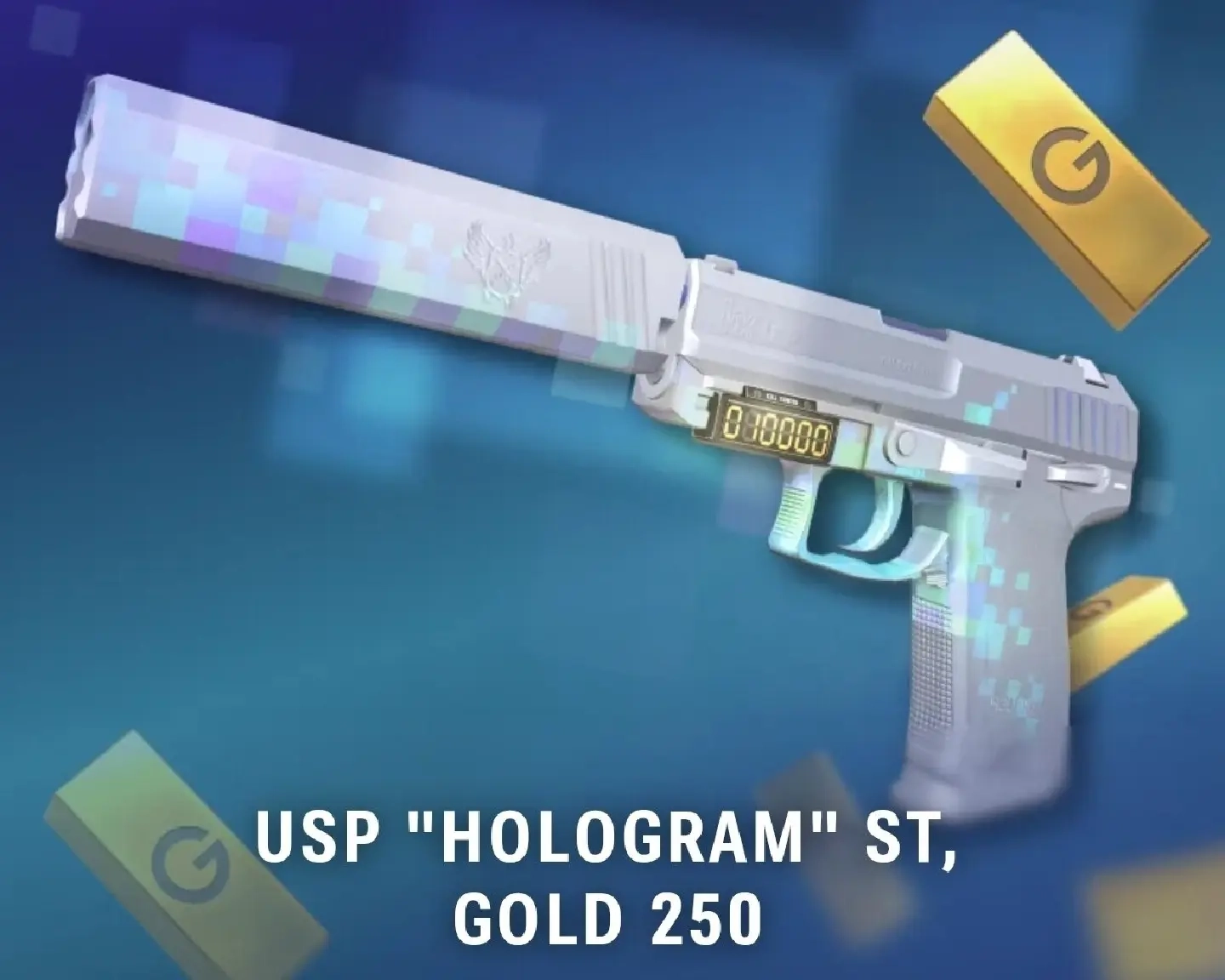 USP "Hologram" ST | Gold 250 Standoff 2 - Купить о...