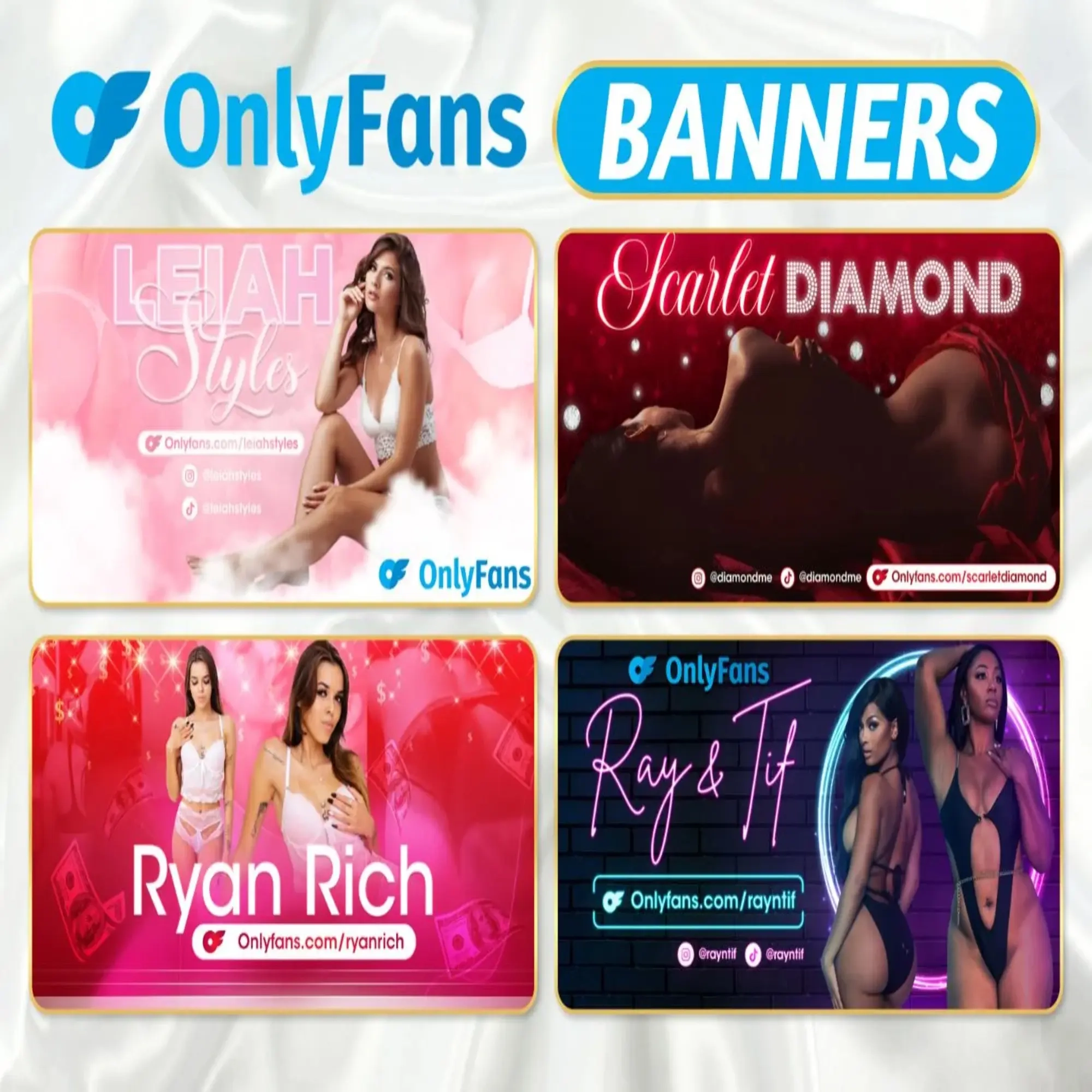 Дизайн OnlyFans: Баннеры, Обложки | Онлайн Услуги