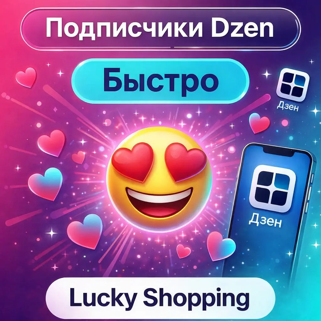 Подписчики Дзен | Продвижение канала онлайн