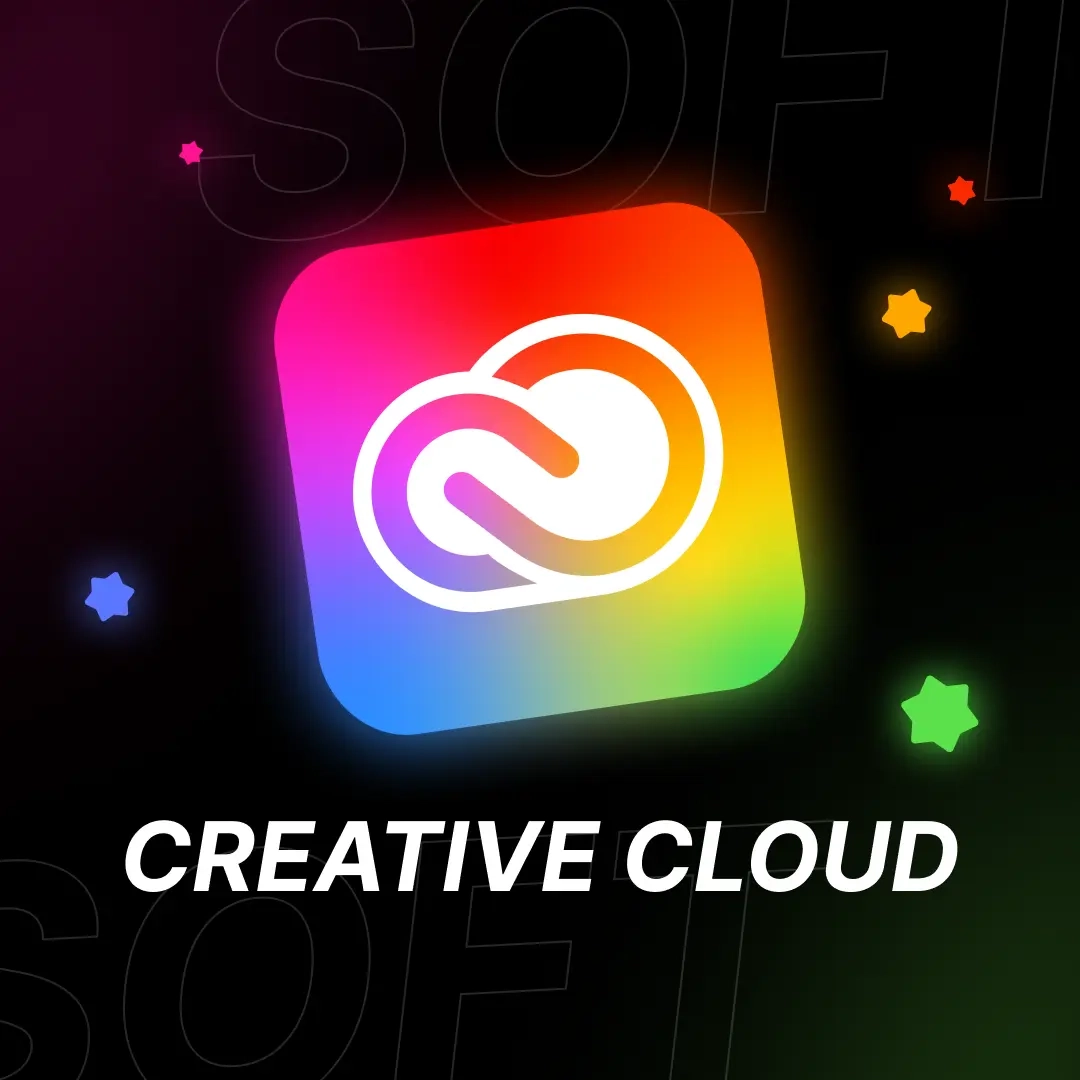Adobe Creative Cloud 4 мес | Без слётов | Онлайн