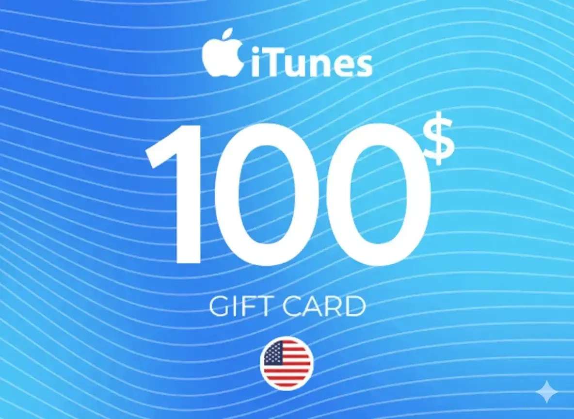 Подарочная карта iTunes 100$ (США) | Бесплатная доставка