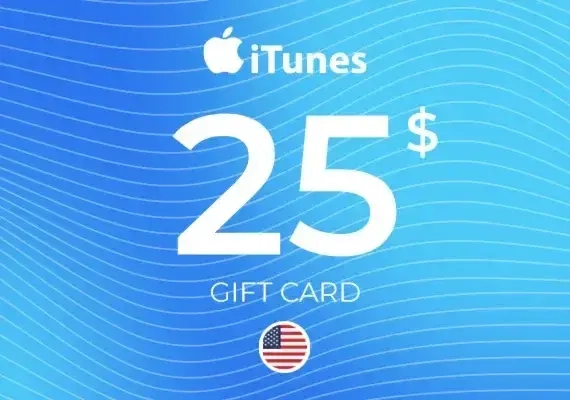 iTunes Gift Card $25 USA - Бесплатная Доставка, Музыка, Фильмы, игры