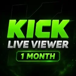 Зрители Kick на 1 месяц – Онлайн | Увеличьте просм...