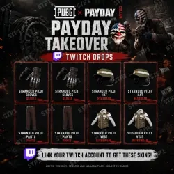 Челлендж стримера PUBG PAYDAY Challenge для Twitch Drops на ggsel