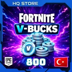 800 V‑Bucks Fortnite – онлайн пополнение | Epic Games (Турция)
