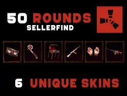 Twitch Drops Rust: 6 скинов + 50 раундов | Онлайн