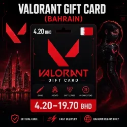 Valorant Gift Card Бахрейн – официальные коды от 4.20 до 19.70 BHD