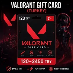 Valorant Gift Card Турция – цифровая карта пополнения
