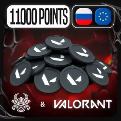 Valorant 11000 VP – карта для России, мгновенная д...