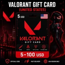 Valorant Gift Card (США) 5-100 USD — купить код по...