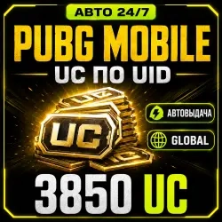 Пополнение PUBG Mobile 3850 по ID – автовыдача онл...