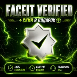 FACEIT Верифицирован + Скин | Привяжи Steam Онлайн