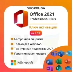Купить ключ Office 2021 Pro Plus LTSC онлайн с акт...