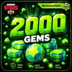 Brawl Stars 2000 гемов – быстрая онлайн‑доставка