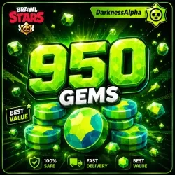 Brawl Stars 950 GEMS | Быстрая доставка онлайн