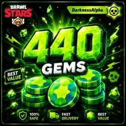 Brawl Stars 440 Gems | Быстрая доставка | Онлайн