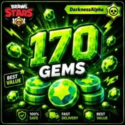 Brawl Stars 170 гемов | Быстрая доставка