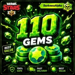 110 Гемов Brawl Stars | Быстрая Доставка Онлайн