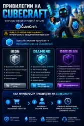 Купить привилегии Cubecraft онлайн | Быстрая доста...