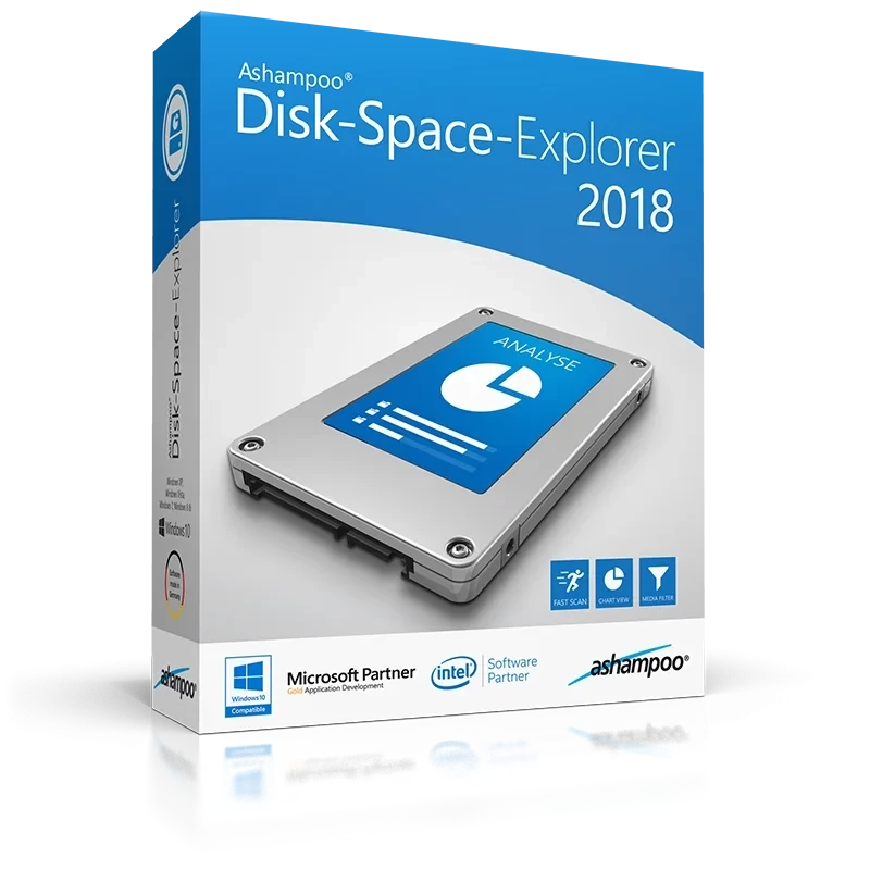 Ключ Ashampoo Disk-Space-Explorer 2018 — Лицензия для анализа диска