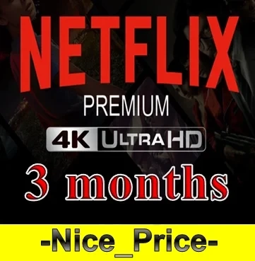 Netflix Premium 3 месяца 4K Ultra HD | Купить онлайн