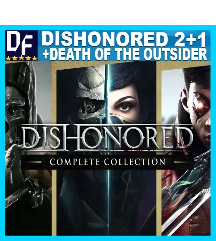 Dishonored 2 + 1 + Death of Outsider Steam Аккаунт