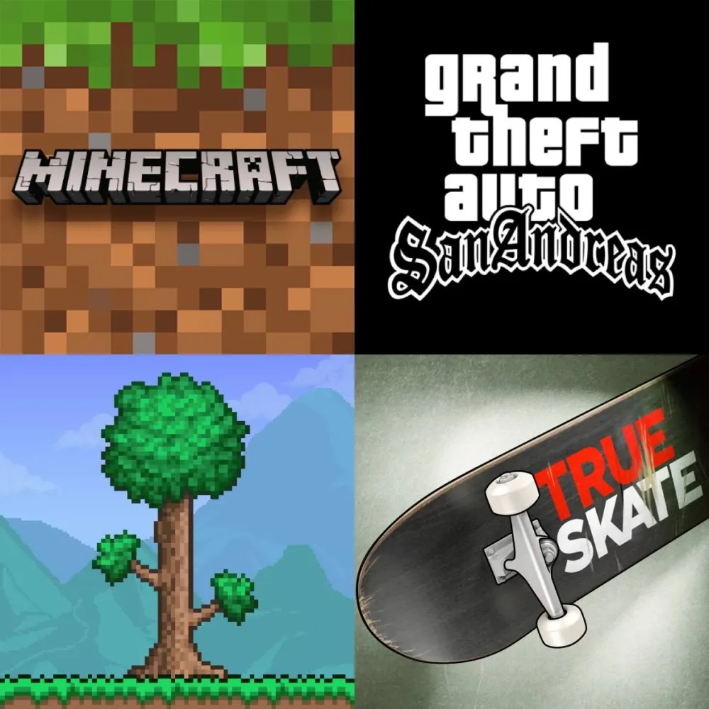 MINECRAFT + GTA + TERRARIA iOS iPhone iPad Аккаунт