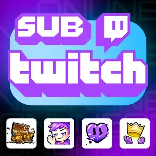 Подарочная подписка Twitch | 1-3 месяца | Онлайн