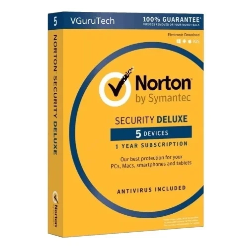 Ключ активации Norton Security Deluxe 90 дней, 5 устройств — онлайн