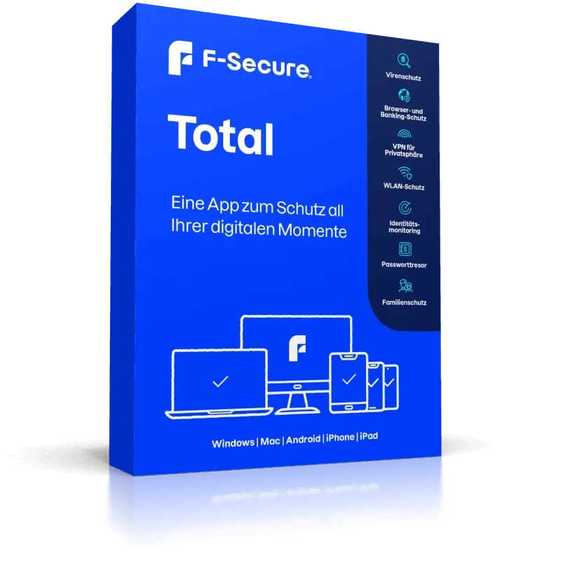 F-Secure Total подписка на 1 год, 5 устройств - Аккаунты онлайн