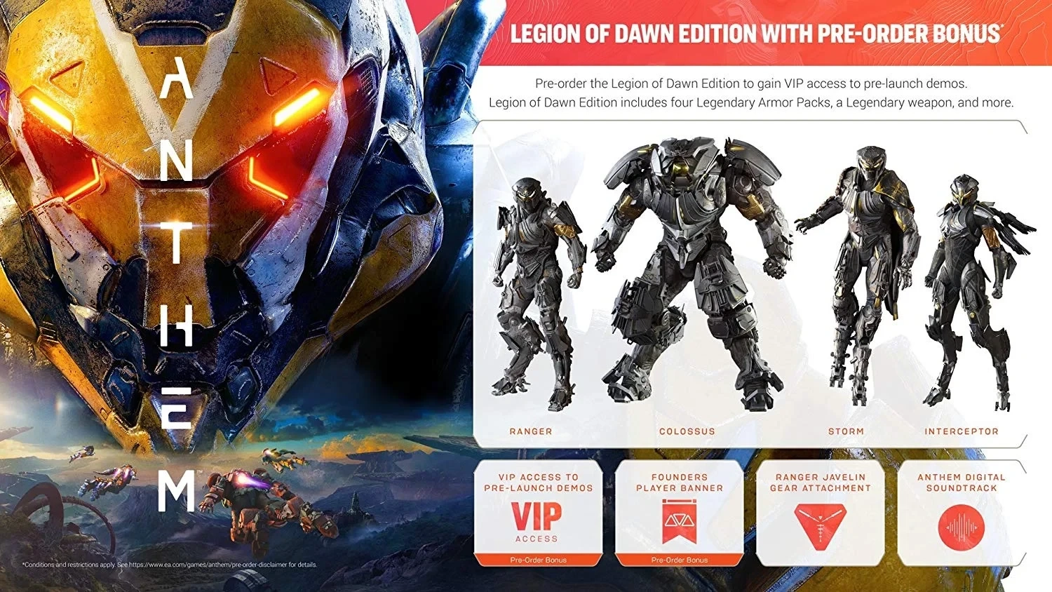 Anthem: Legion of Dawn (PS4/PS5/RUS) Аренда