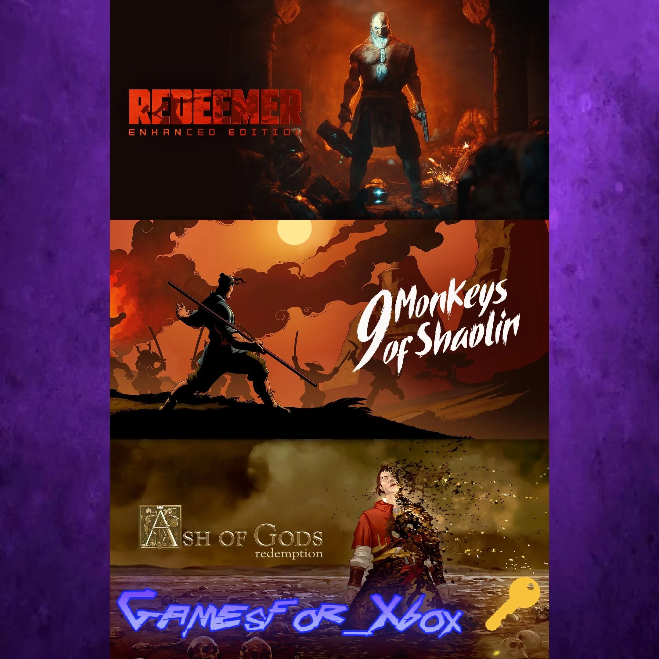 9 Monkeys of Shaolin + Ash of Gods + Redeemer XBOX Ключ | Microsoft Store