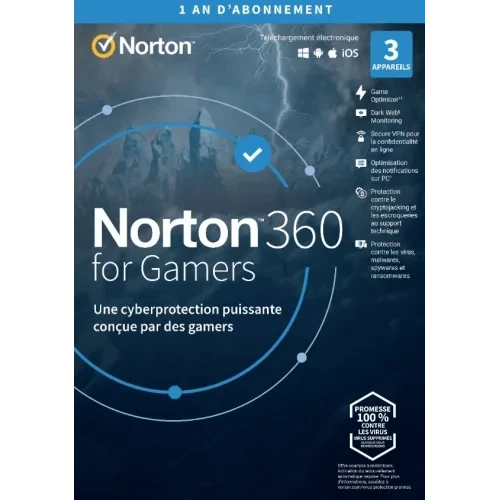 Ключ активации Norton 360 for Gamers 3 устройства — онлайн