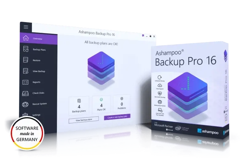Ashampoo Backup Pro 16 лицензия - ключ активации со скидкой