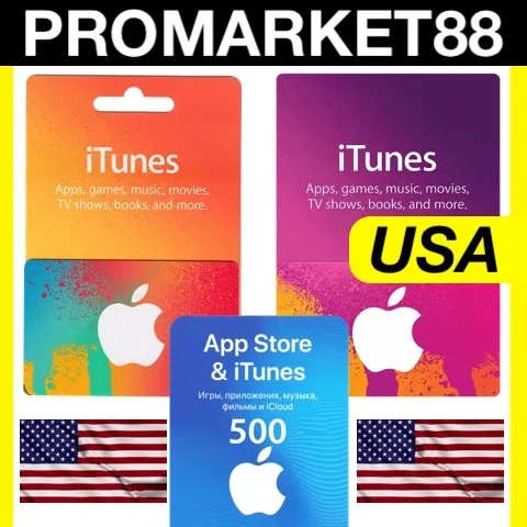 App Store/iTunes Карта США (USD) - Купить Онлайн