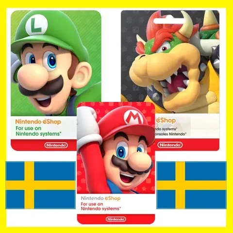 Nintendo eShop SEK: Подарочная карта для Швеции