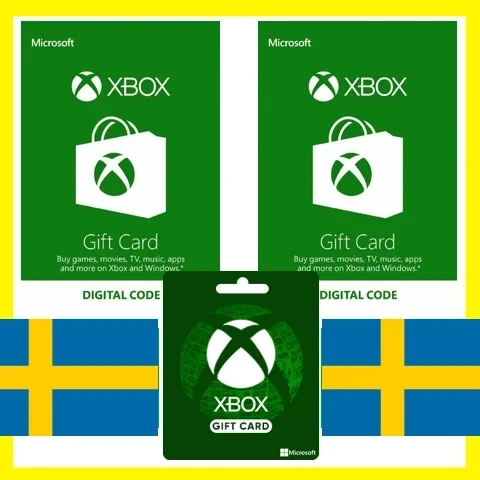 Xbox Live Gift Card 100-500 SEK (Швеция) - Купить Код