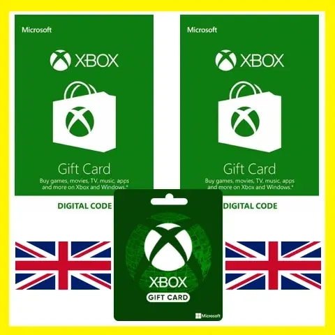 Xbox Gift Card GBP Великобритания – Купить онлайн | Код