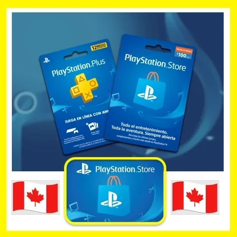 PSN Canada CAD: Подарочная карта PlayStation Store Канада