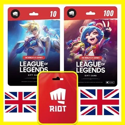League of Legends UK: Карта Riot Points | Купить онлайн