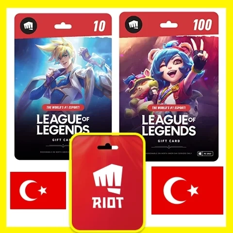 League of Legends RP Турция: Карта Riot Points (TR)