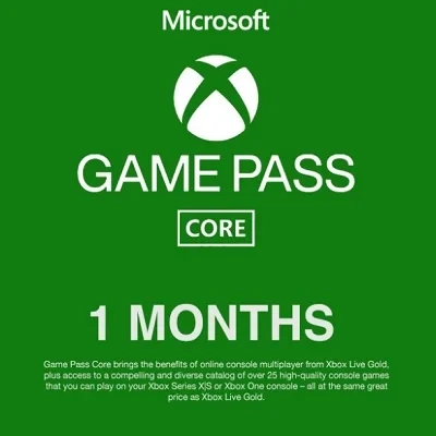 Xbox Game Pass Core 1 мес (Индия) | Ключ активации