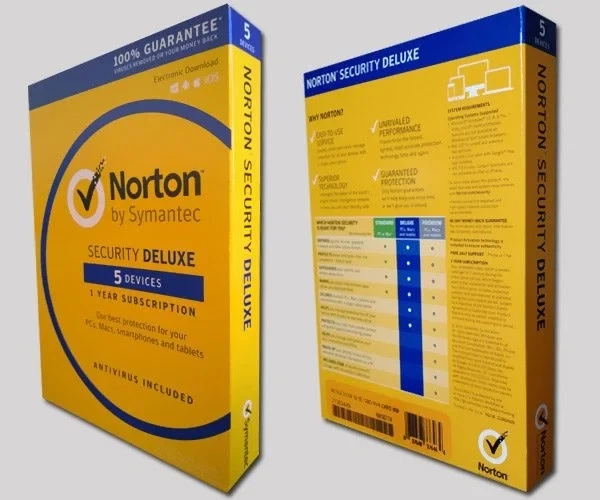 Ключ активации Norton Security Deluxe 90 дней — защита 5 устройств