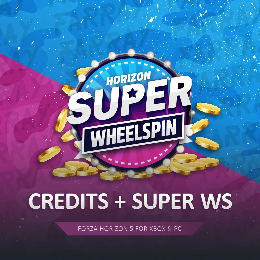 FH5 Кредиты + Super Wheelspin (PC/XBOX) - Купить Онлайн