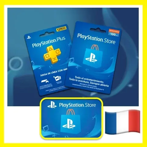 Карта PSN France EUR: Пополни баланс PlayStation Network