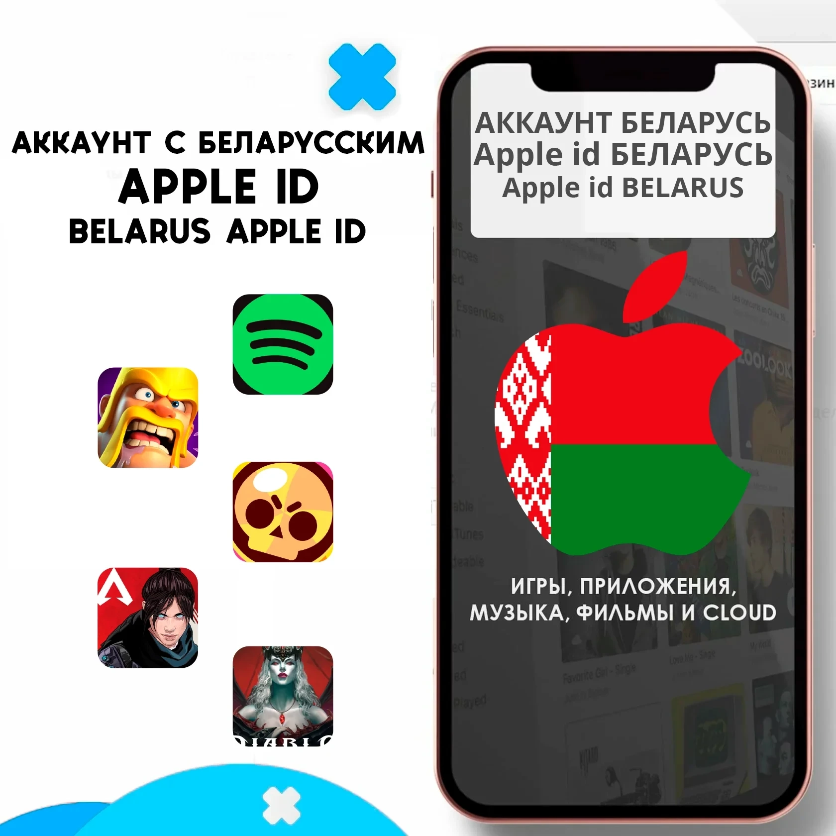 Apple ID Беларусь: Личный аккаунт App Store для iPhone