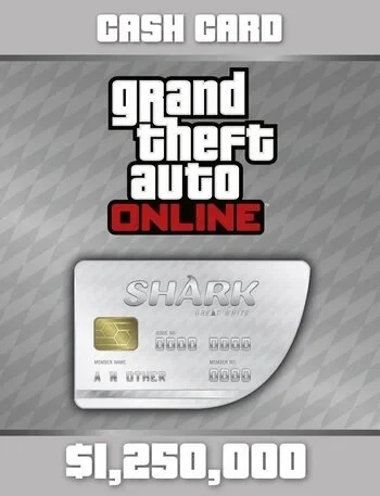 GTA Online: Great White Shark Cash Card - 1 500 000 GTA$